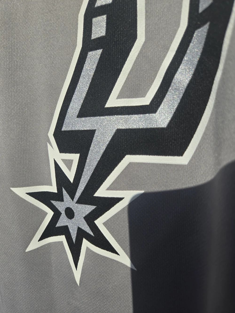 Adidas Men’s San Antonio Spurs #2 Gray & Black. Basketball Jersey